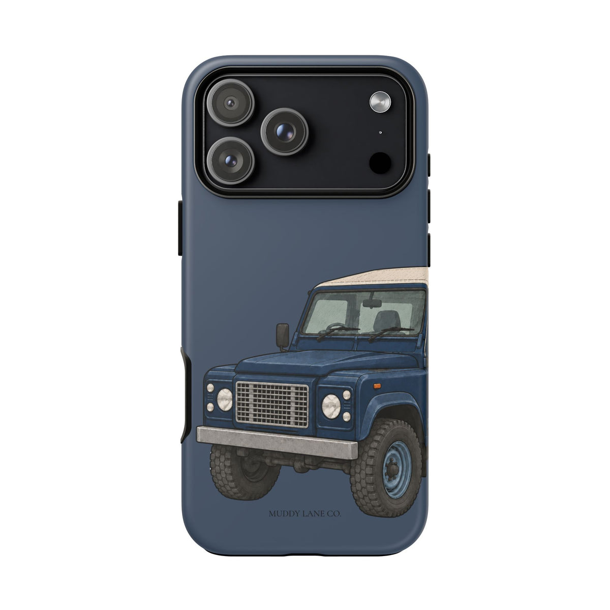 Blue Classic 4x4 Close-Up Tough Phone Case in Deep Navy Matte