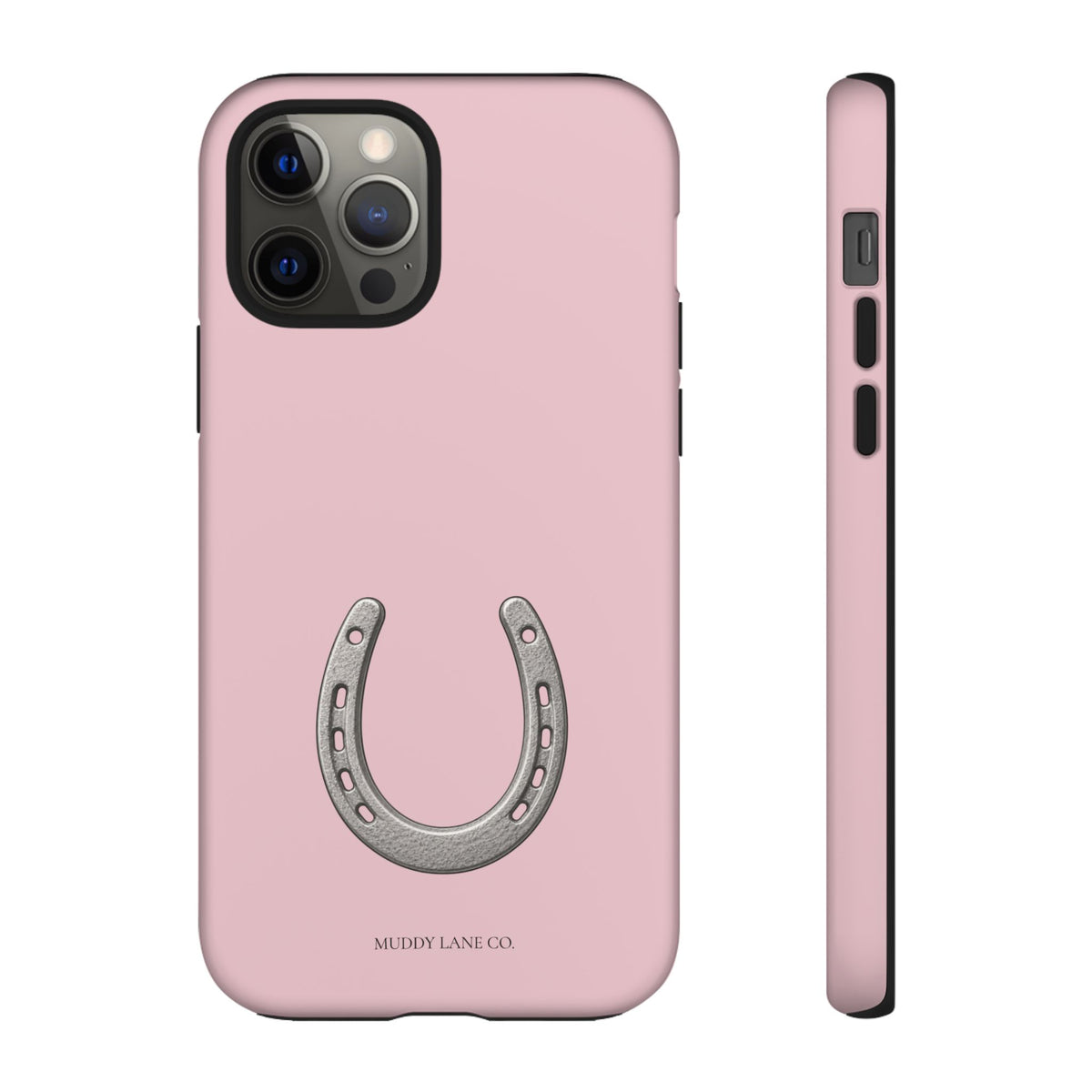 Horseshoe Tough Phone Case in Soft Rosette Pink Matte