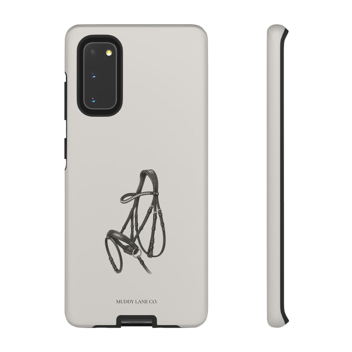Bridle Tough Phone Case in Soft Grey Matte
