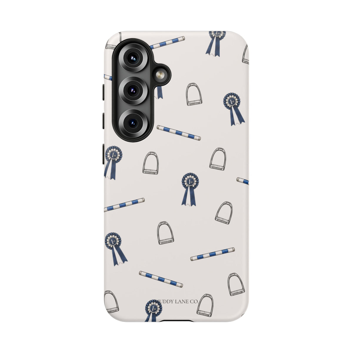Show Day Pattern Tough Phone Case in Warm Cream Matte
