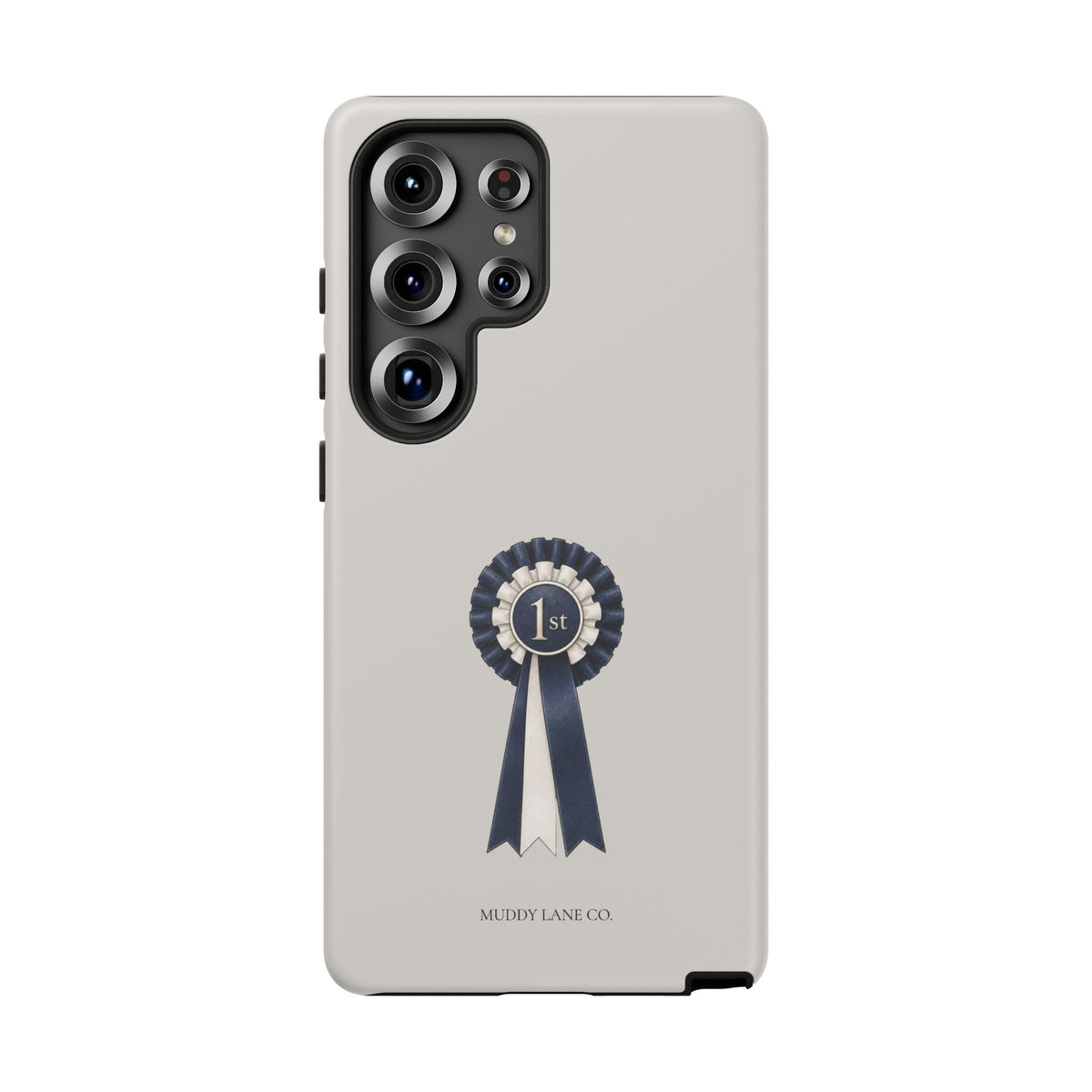 Rosette Tough Phone Case in Soft Grey Matte
