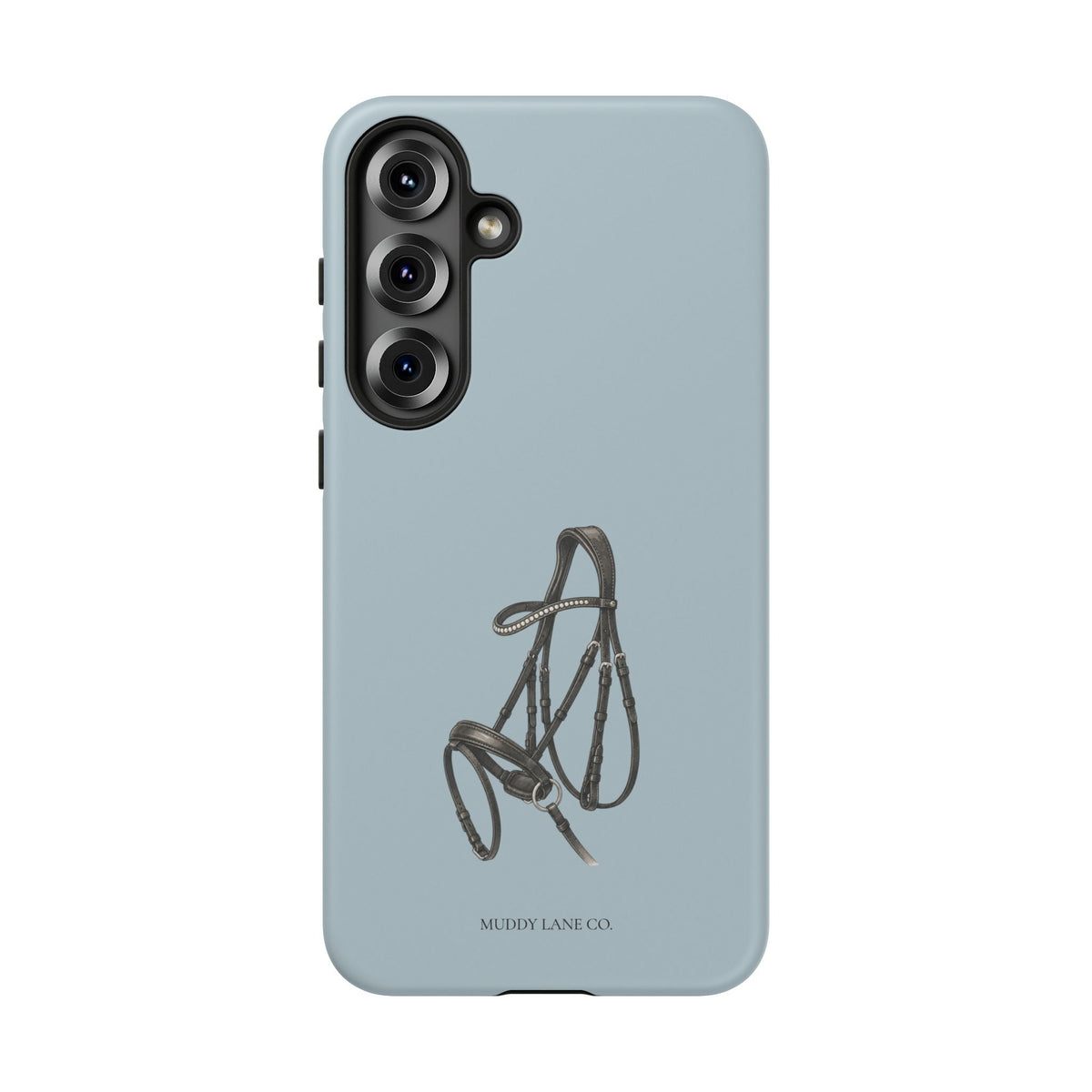 Bridle Tough Phone Case in Dusty Blue Matte