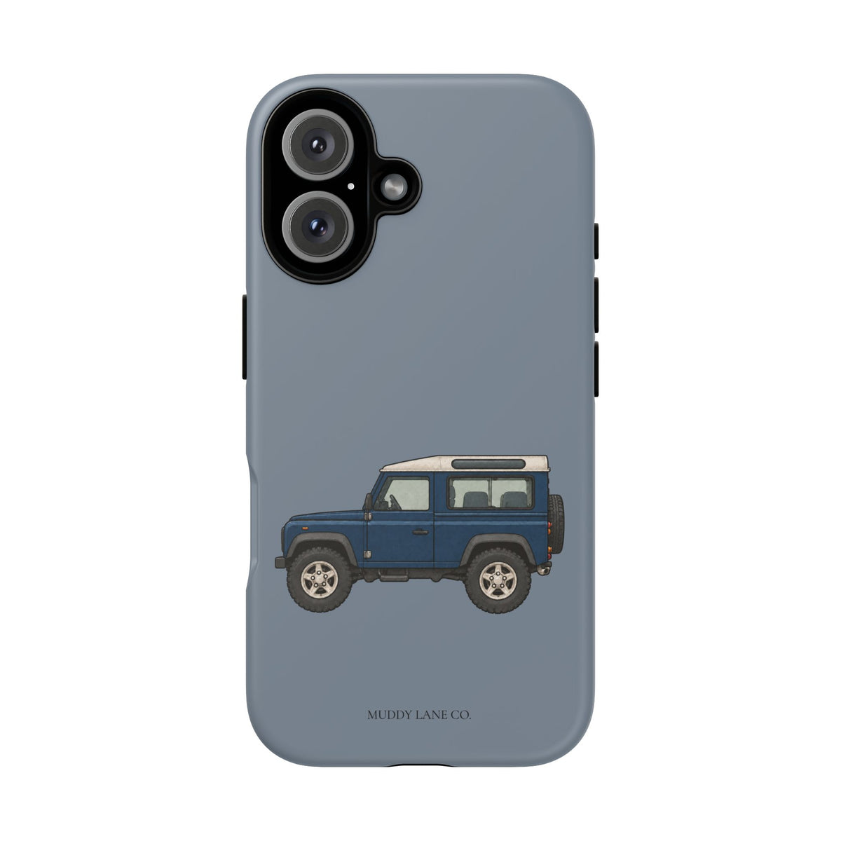 Blue Classic 4x4 Tough Phone Case in Smoke Blue Matte