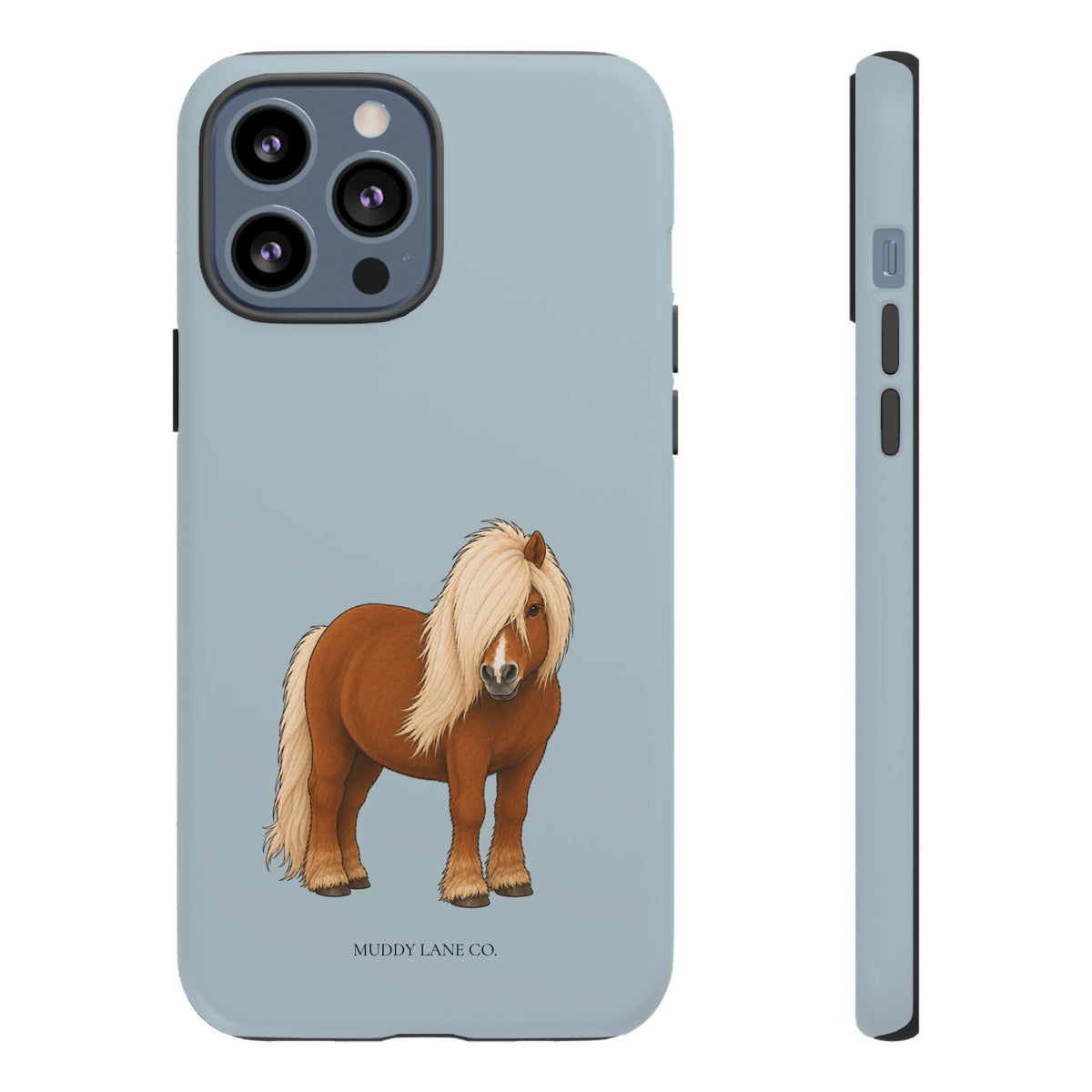 Shetty Tough Phone Case in Dusty Blue Matte