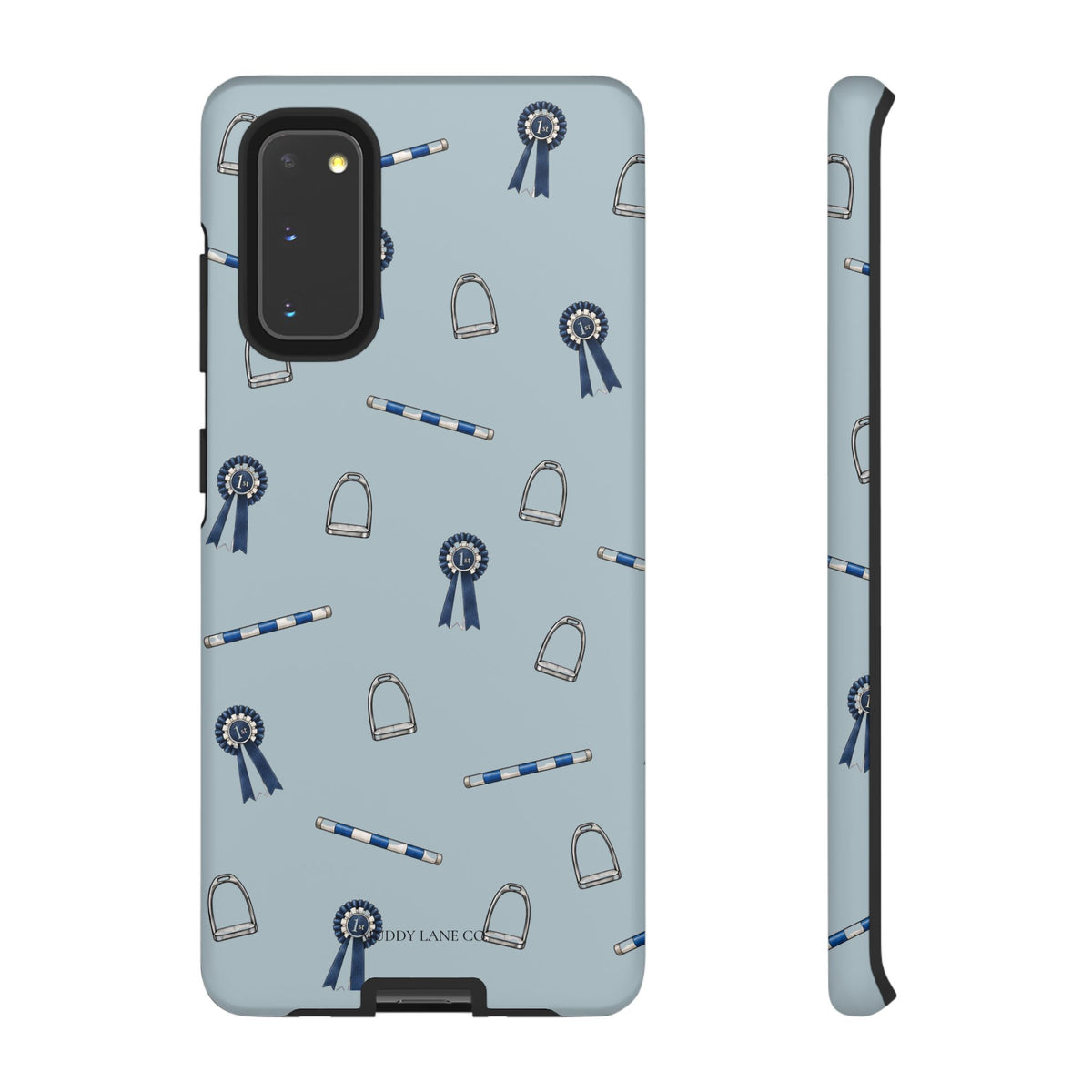 Show Day Pattern Tough Phone Case in Dusty Blue Matte