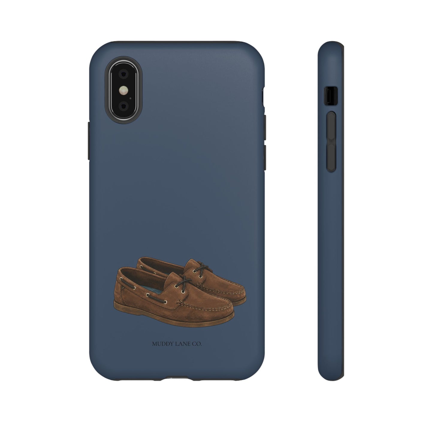 Deck Shoes Tough Phone Case in Deep Navy Matte