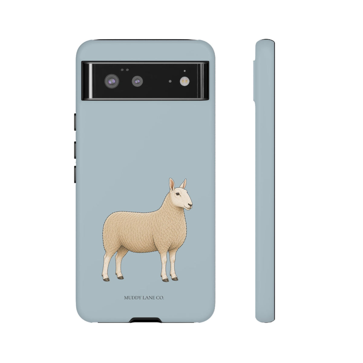Border Leicester Tough Phone Case in Dusty Blue Matte