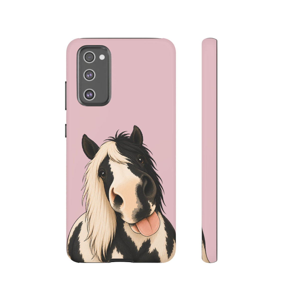 Cheeky Cob Tough Phone Case in Soft Rosette Pink Matte