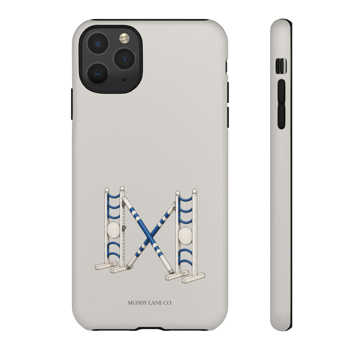 Show Jump Tough Phone Case in Soft Grey Matte