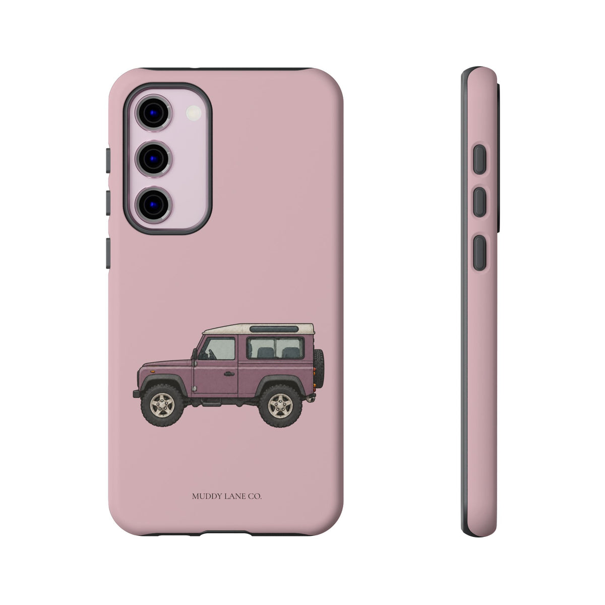 Pink Classic 4x4 Tough Phone Case in Soft Rosette Pink Matte