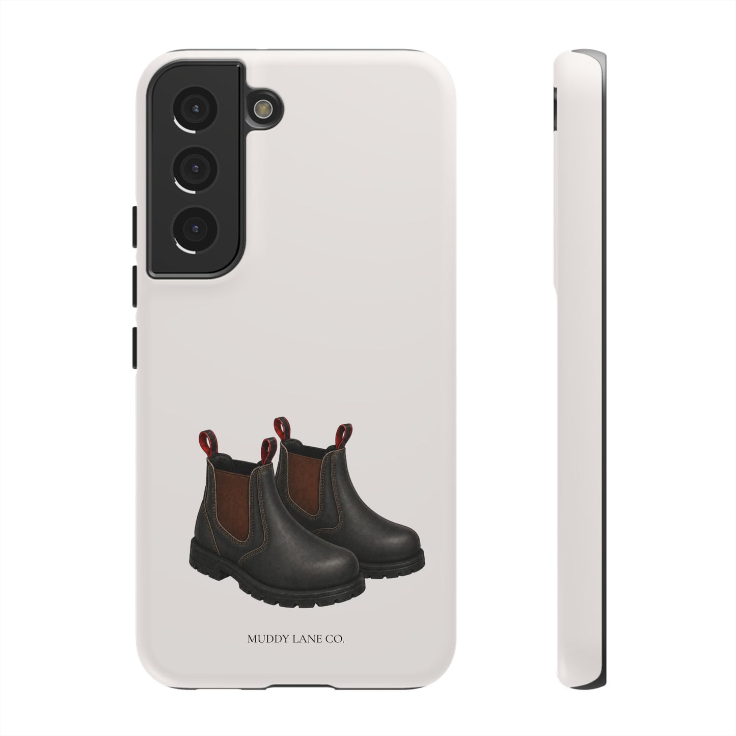 Yard Boots Tough Phone Case in Warm Cream Matte