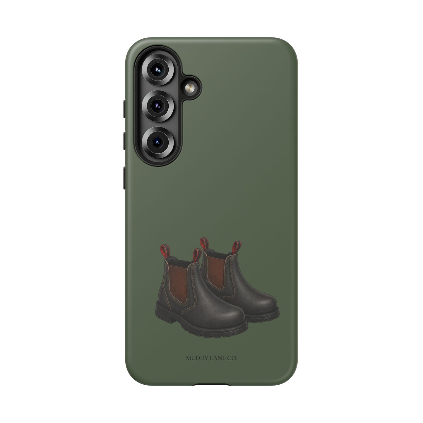 Yard Boots Tough Phone Case in Forest Green Matte