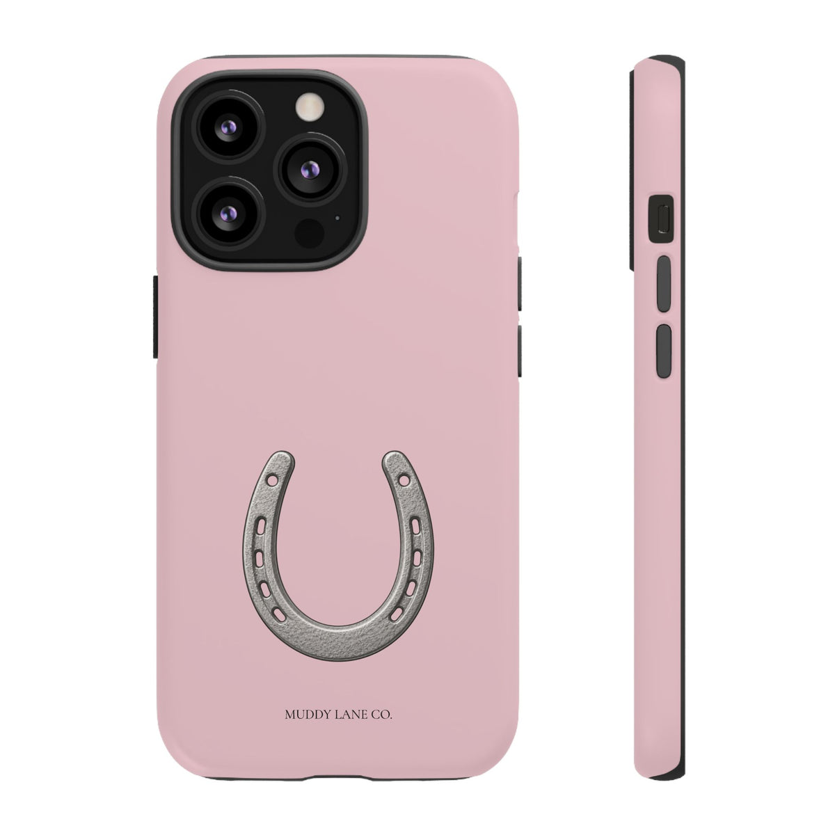 Horseshoe Tough Phone Case in Soft Rosette Pink Matte