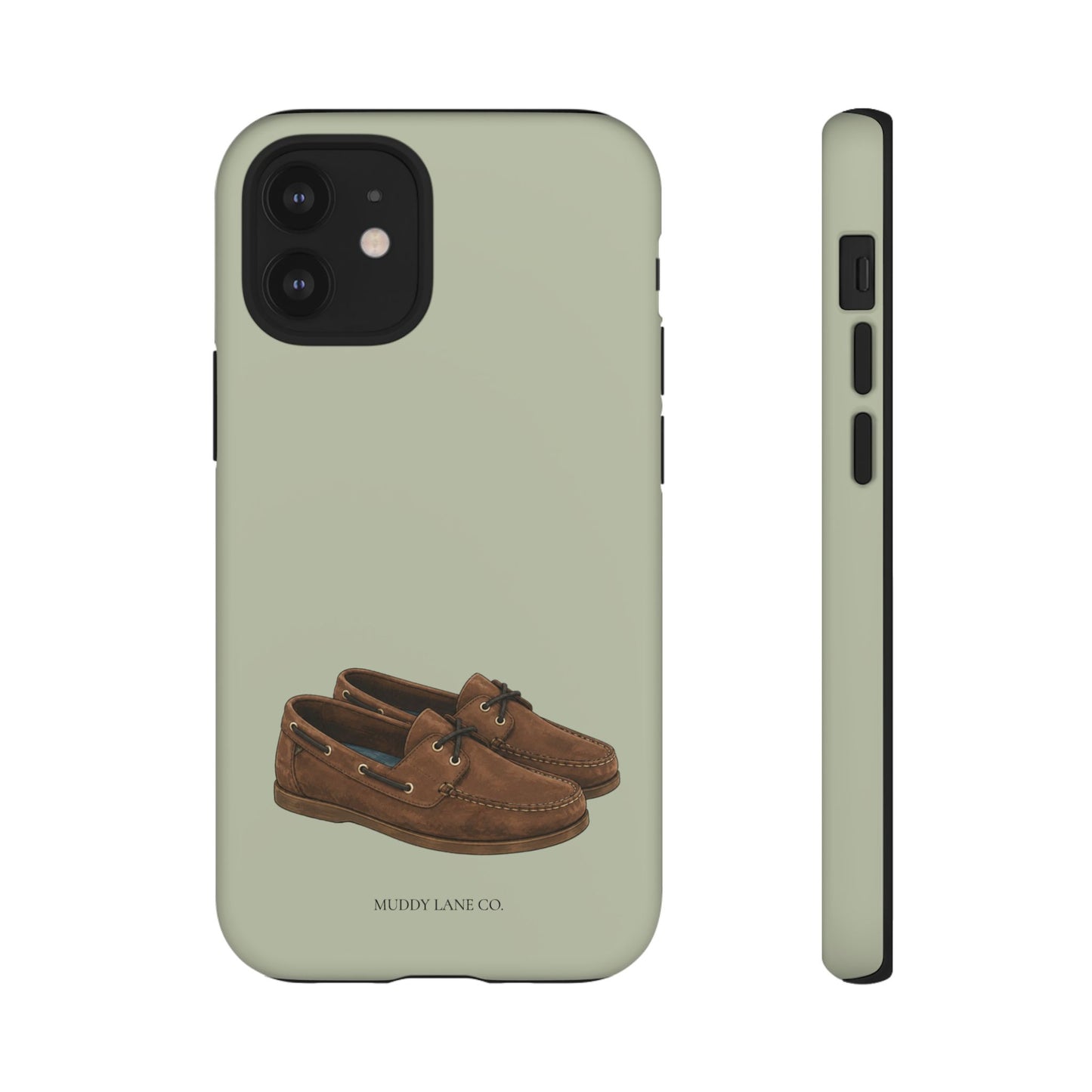 Deck Shoes Tough Phone Case in Light Sage Matte