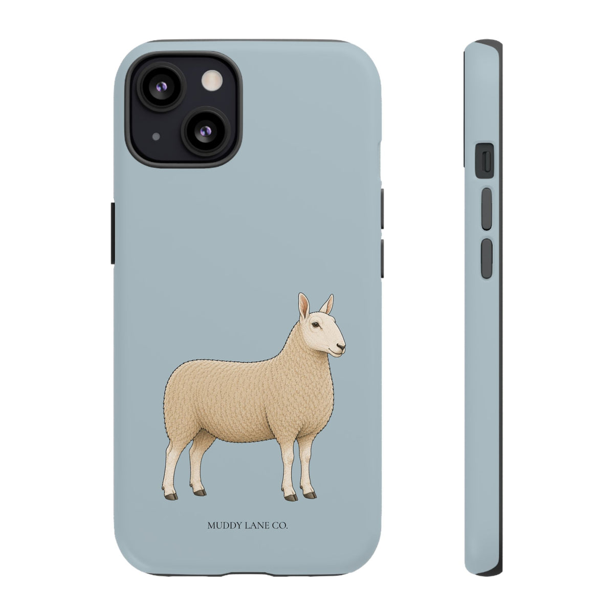 Border Leicester Tough Phone Case in Dusty Blue Matte