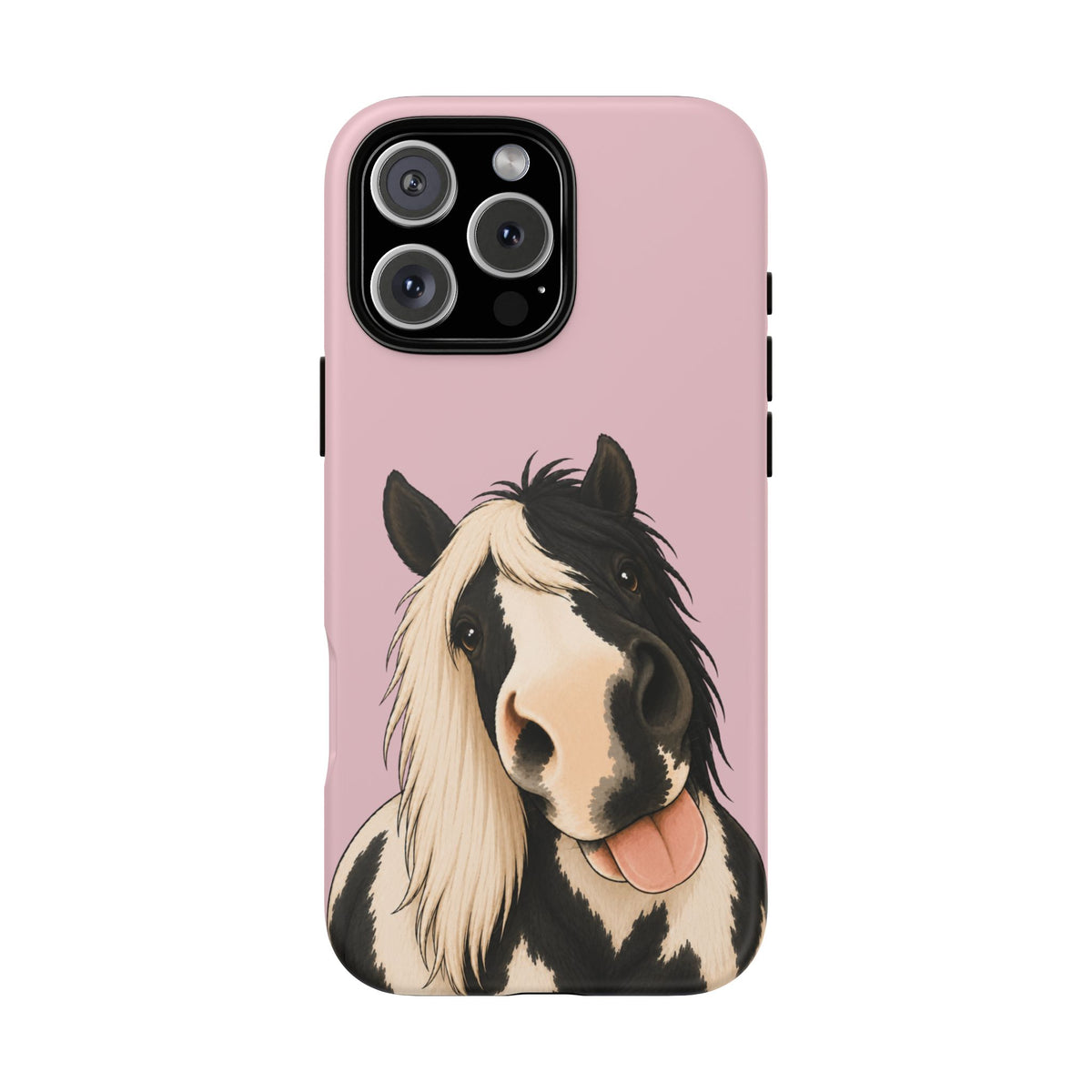 Cheeky Cob Tough Phone Case in Soft Rosette Pink Matte
