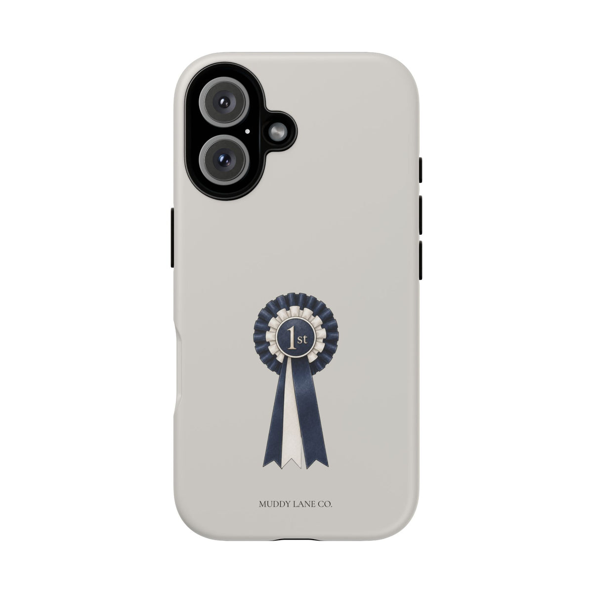 Rosette Tough Phone Case in Soft Grey Matte