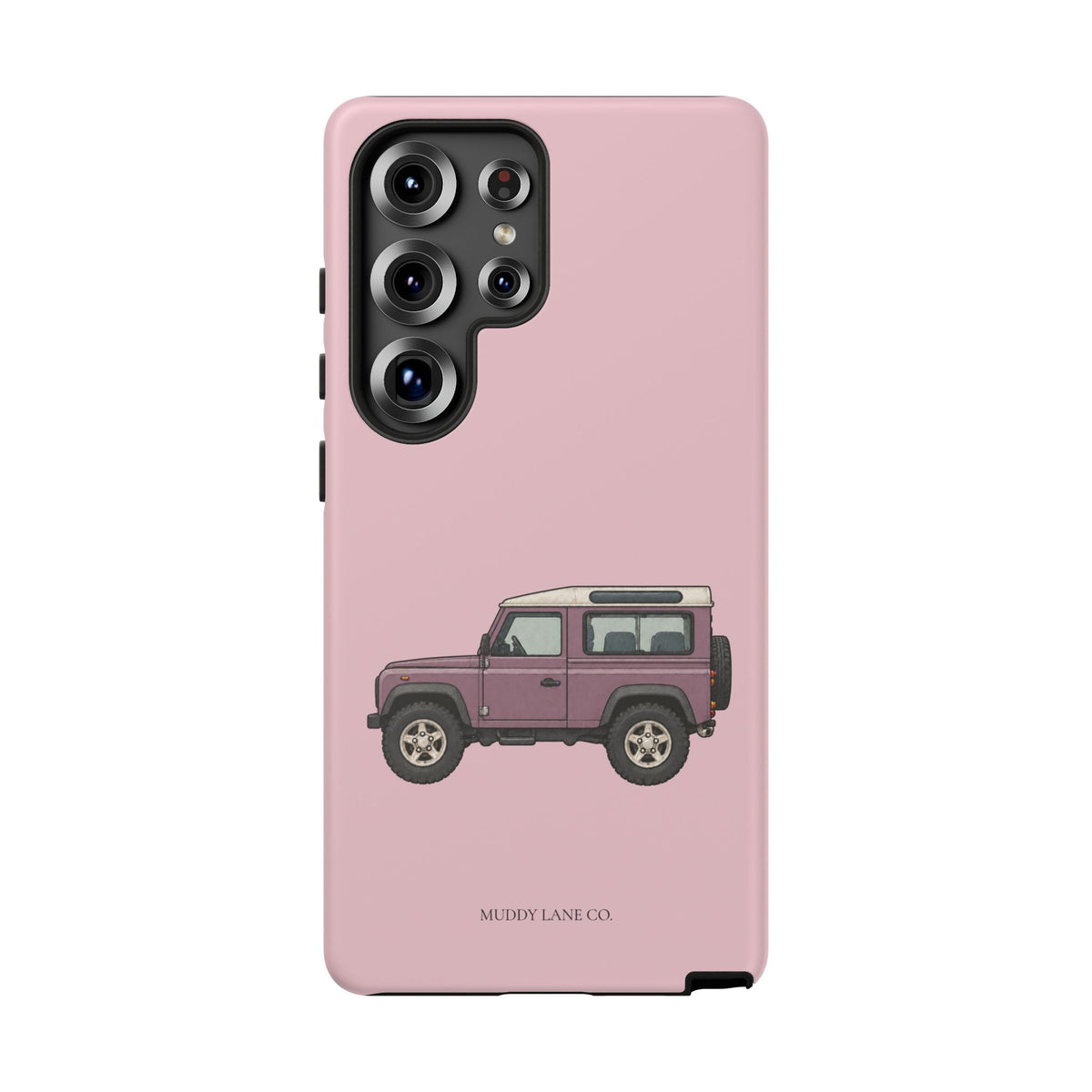 Pink Classic 4x4 Tough Phone Case in Soft Rosette Pink Matte
