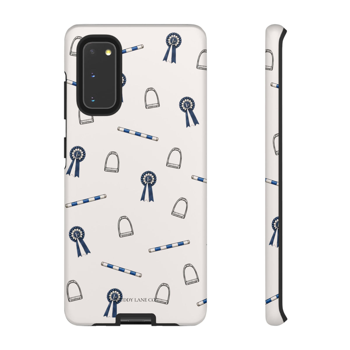 Show Day Pattern Tough Phone Case in Warm Cream Matte