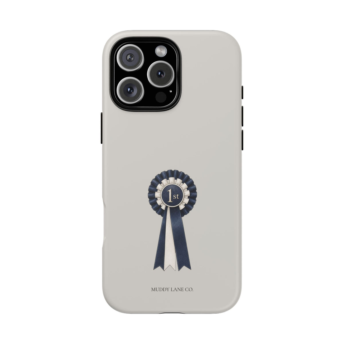 Rosette Tough Phone Case in Soft Grey Matte