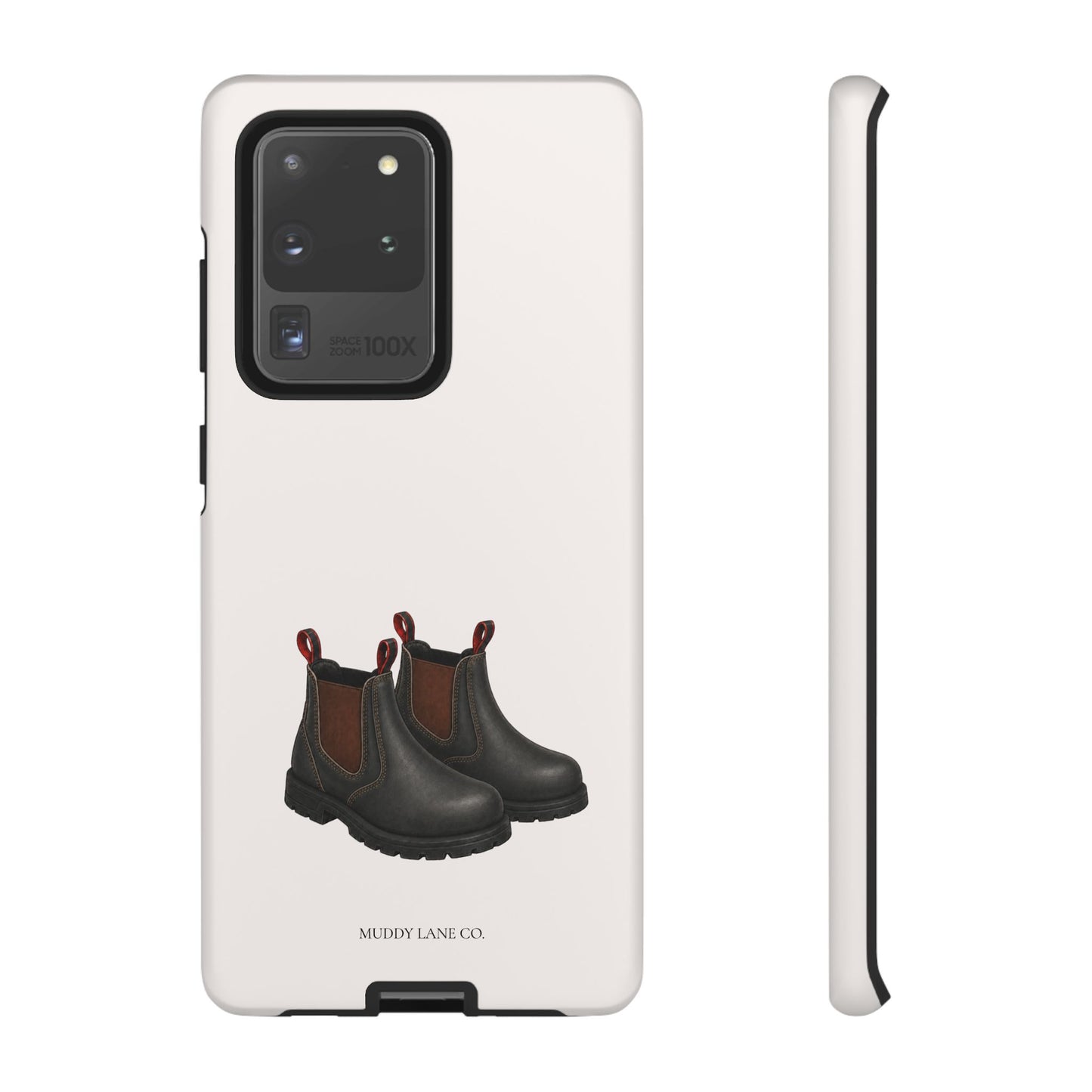 Yard Boots Tough Phone Case in Warm Cream Matte