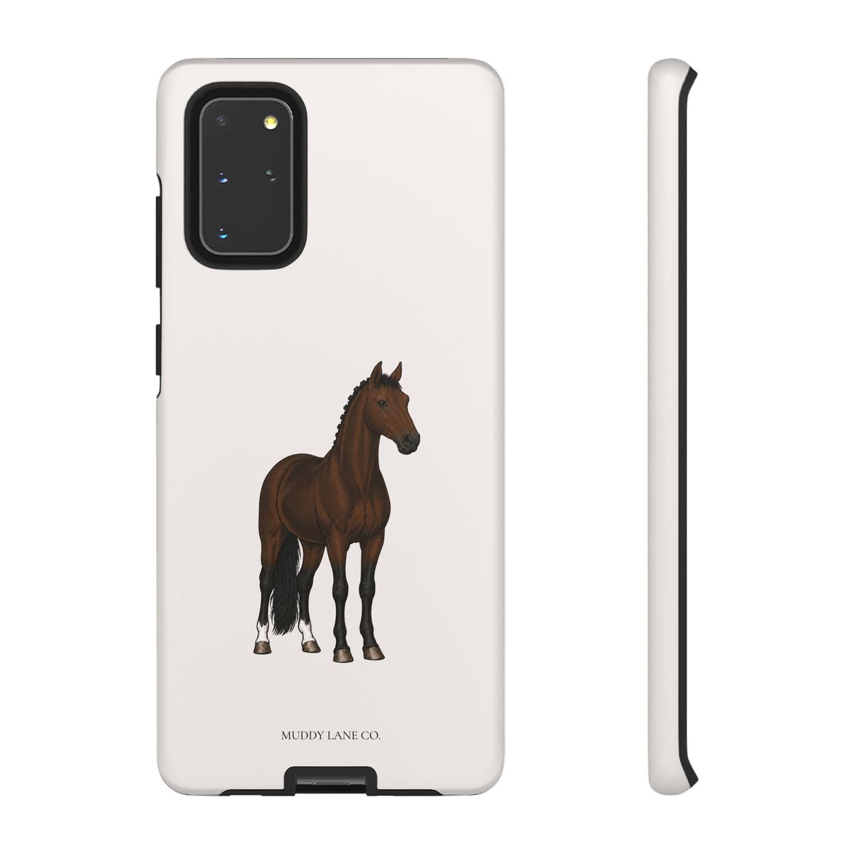 Bay Horse Tough Phone Case in Warm Cream Matte