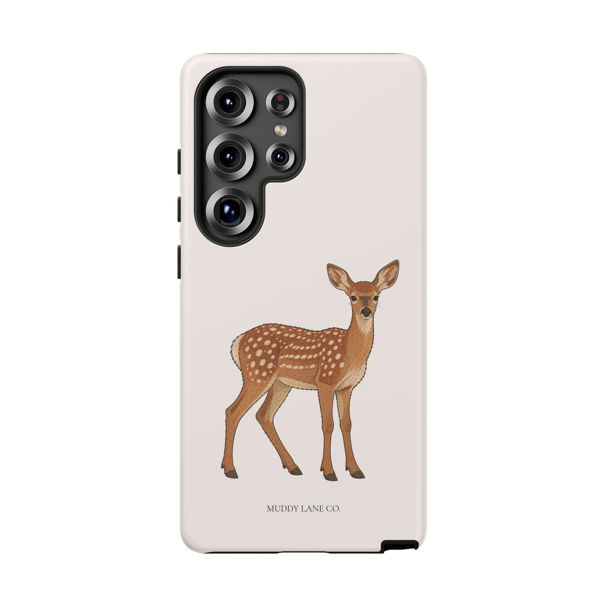 Fawn Tough Phone Case in Warm Cream Matte