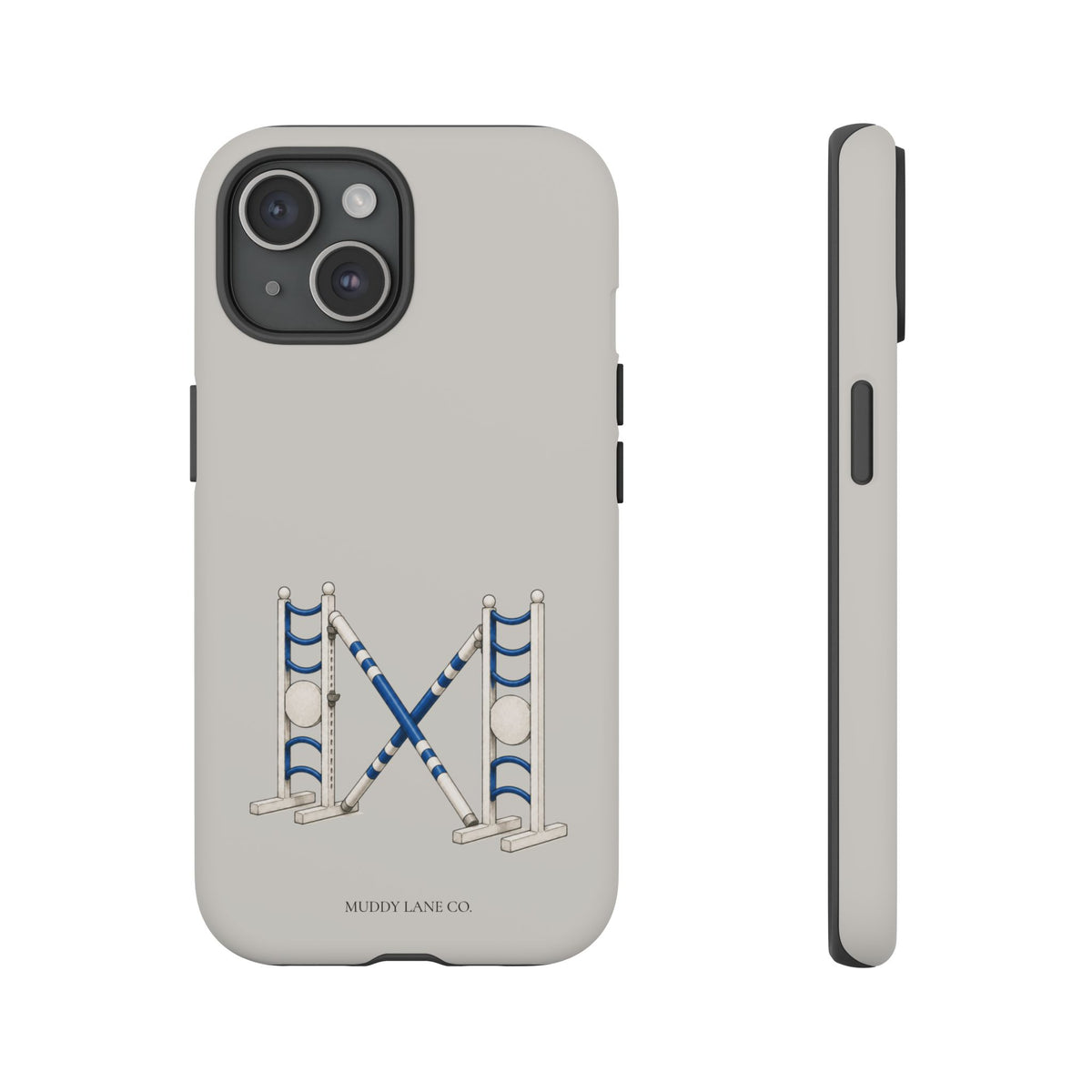 Show Jump Tough Phone Case in Soft Grey Matte