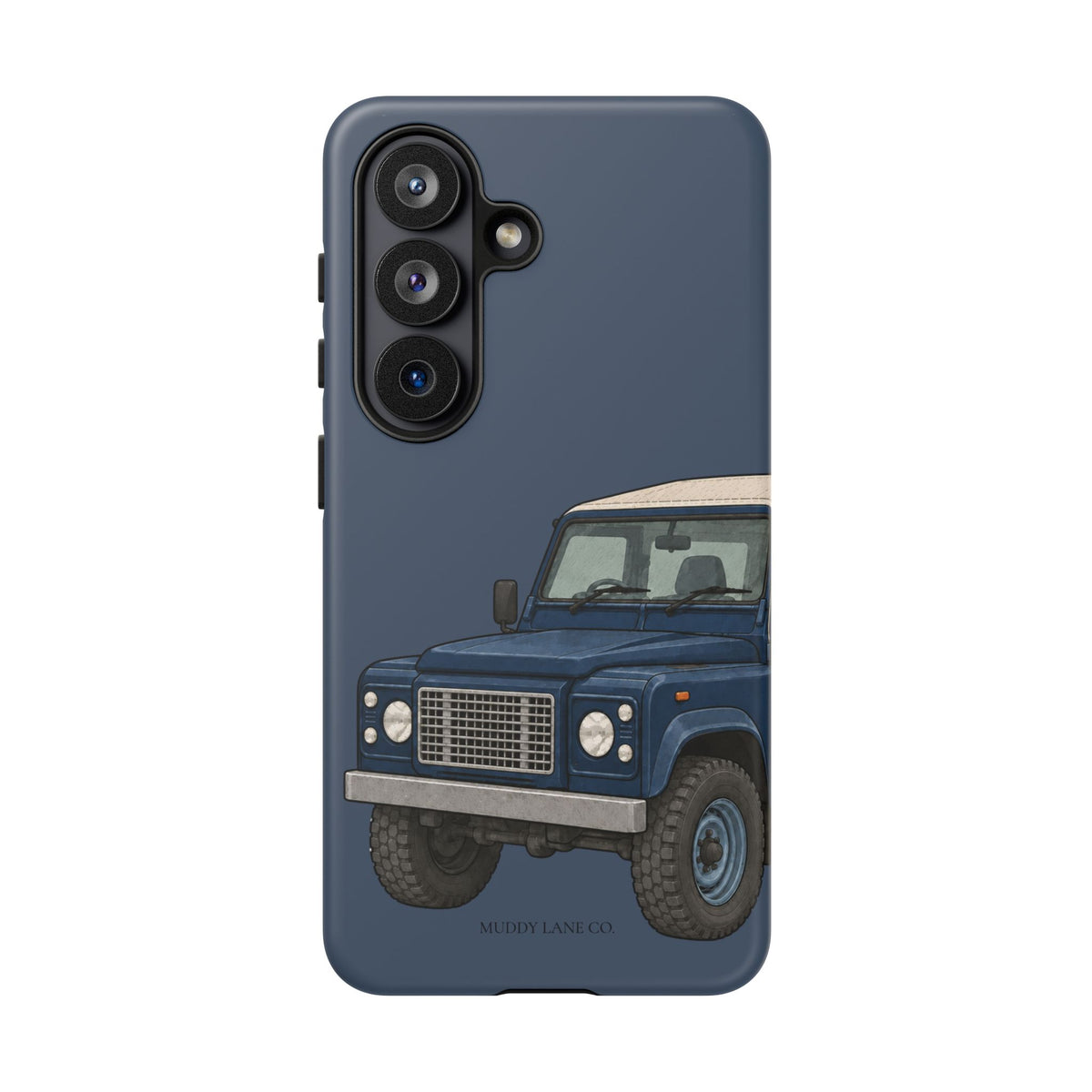 Blue Classic 4x4 Close-Up Tough Phone Case in Deep Navy Matte