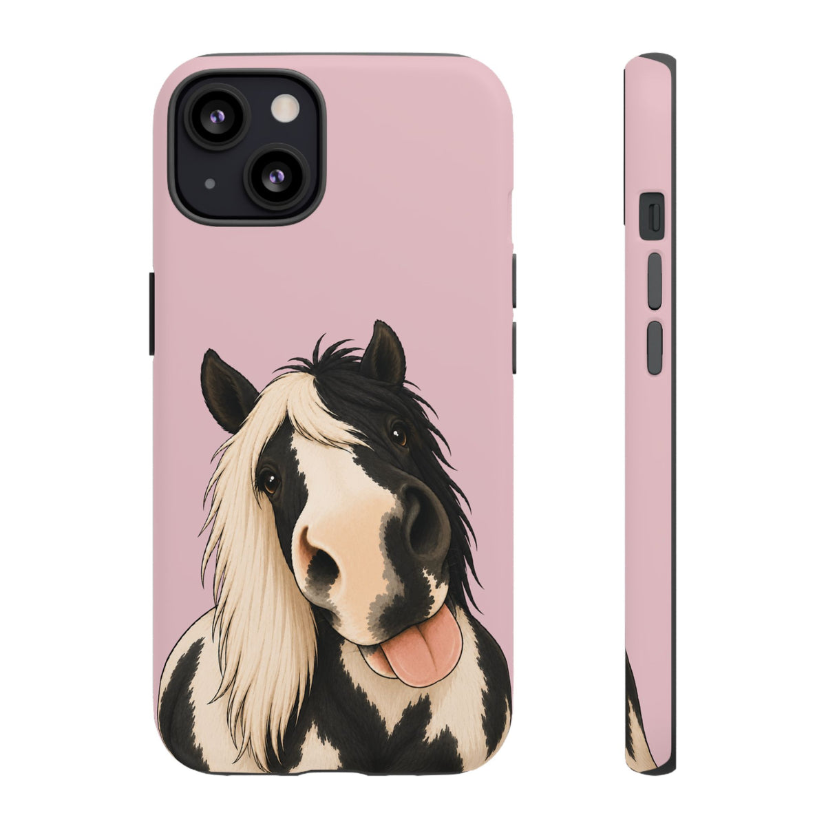 Cheeky Cob Tough Phone Case in Soft Rosette Pink Matte