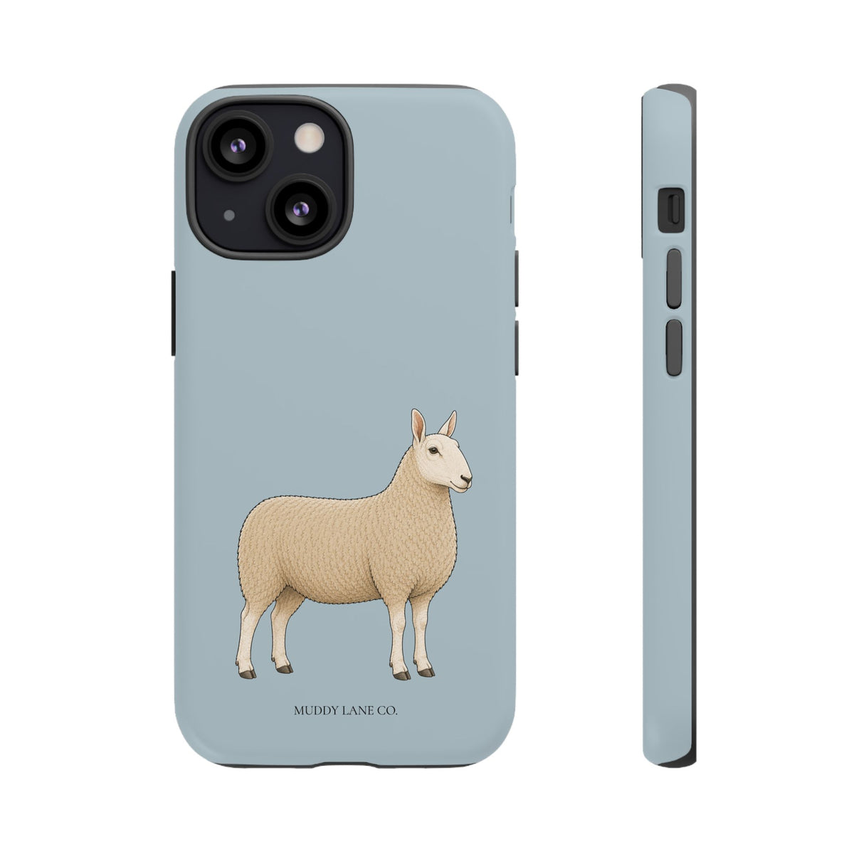 Border Leicester Tough Phone Case in Dusty Blue Matte