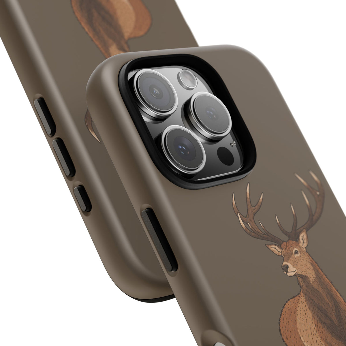 Stag Tough Phone Case in Taupe Brown Matte
