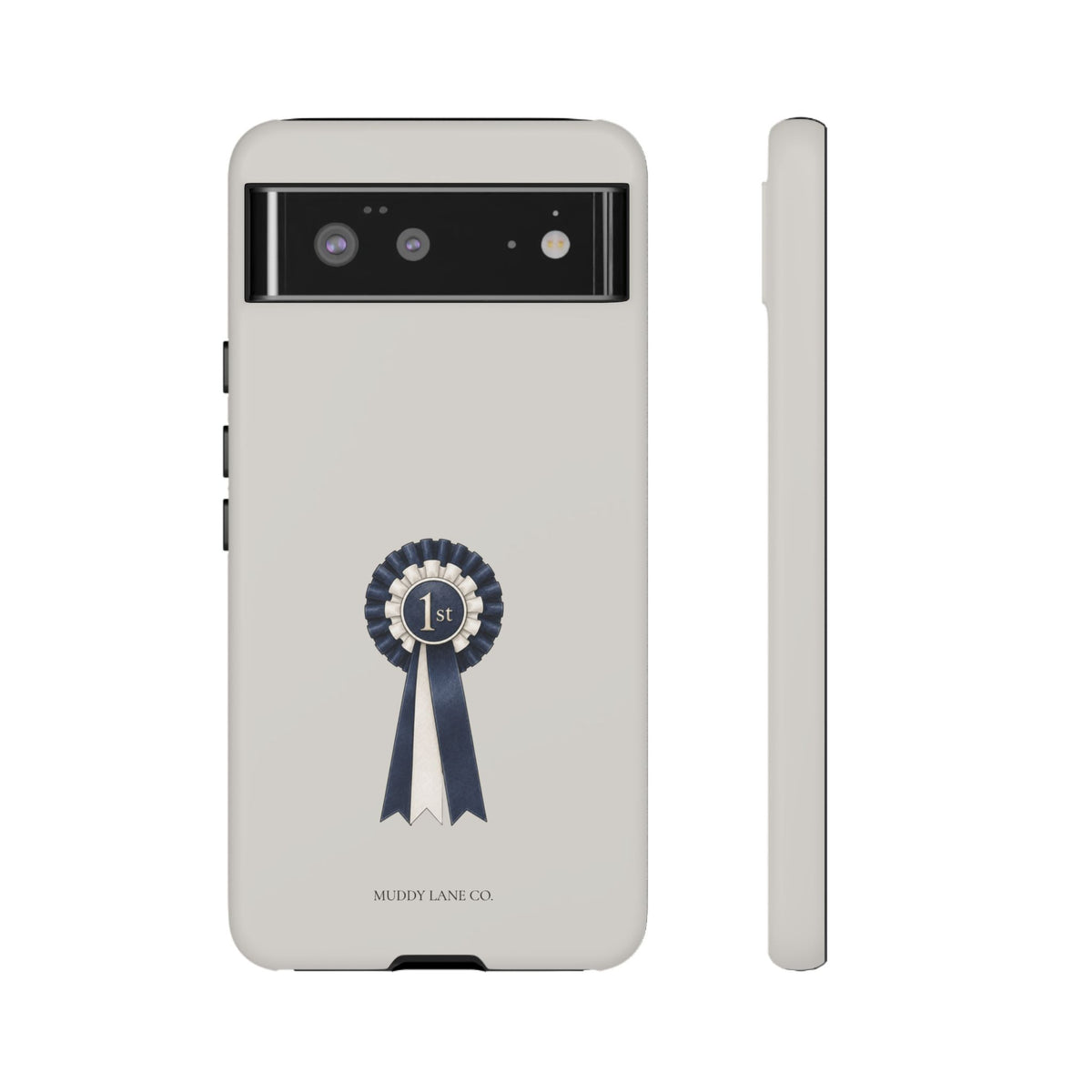 Rosette Tough Phone Case in Soft Grey Matte