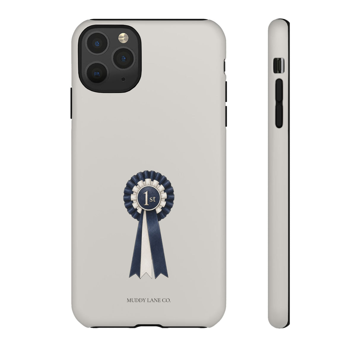 Rosette Tough Phone Case in Soft Grey Matte
