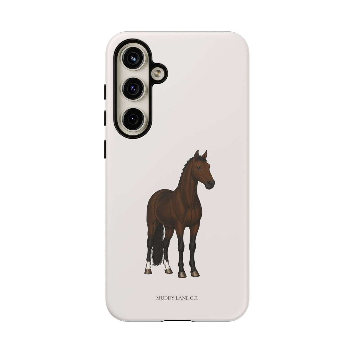 Bay Horse Tough Phone Case in Warm Cream Matte