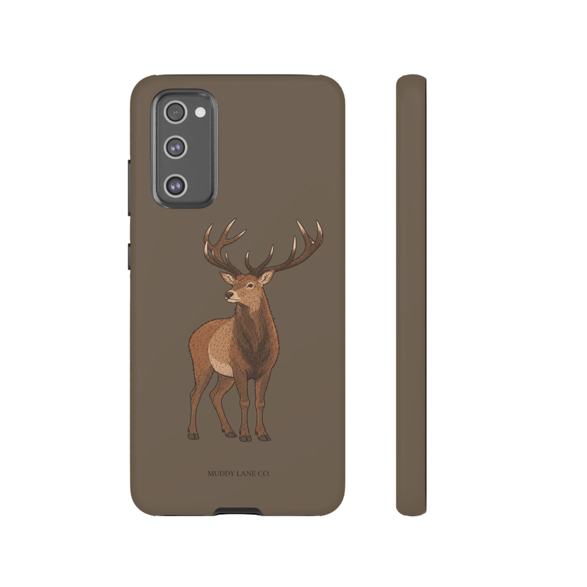 Stag Tough Phone Case in Taupe Brown Matte