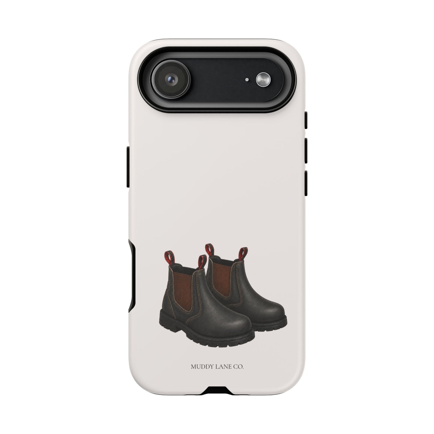 Yard Boots Tough Phone Case in Warm Cream Matte