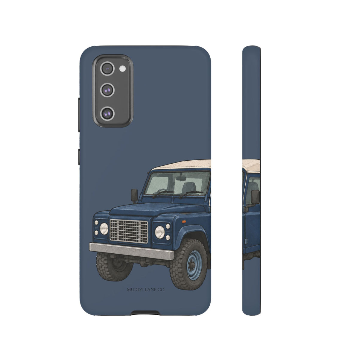 Blue Classic 4x4 Close-Up Tough Phone Case in Deep Navy Matte
