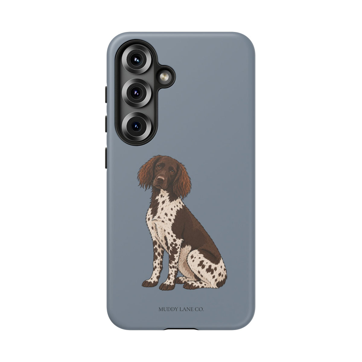 Spaniel Tough Phone Case in Smoke Blue Matte