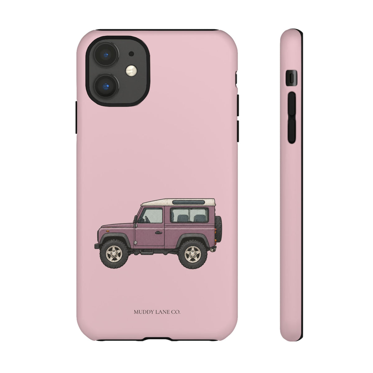 Pink Classic 4x4 Tough Phone Case in Soft Rosette Pink Matte