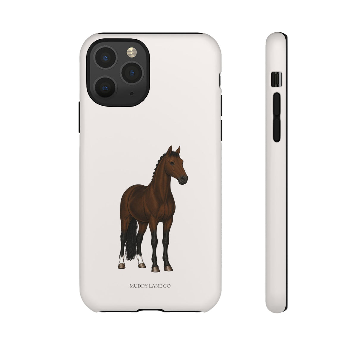 Bay Horse Tough Phone Case in Warm Cream Matte