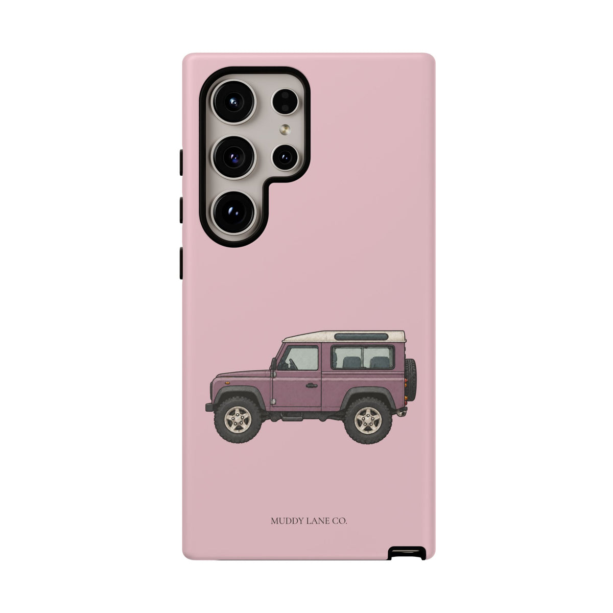 Pink Classic 4x4 Tough Phone Case in Soft Rosette Pink Matte