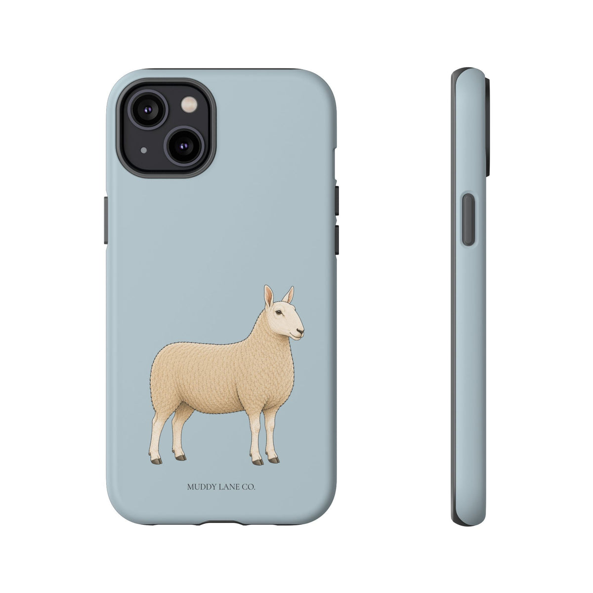 Border Leicester Tough Phone Case in Dusty Blue Matte