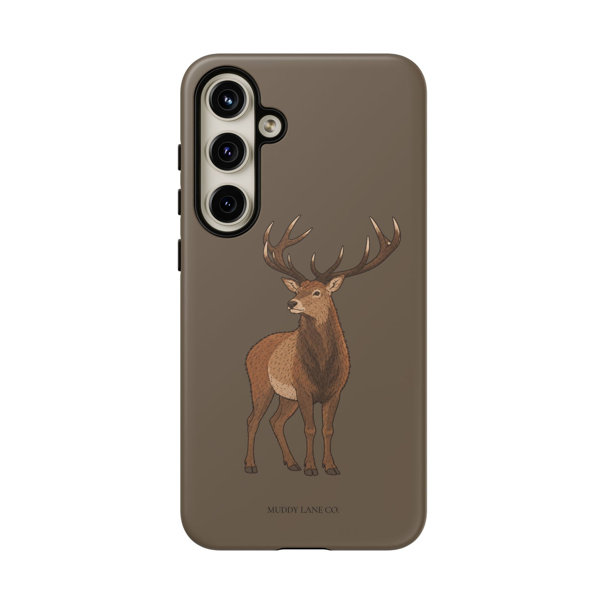 Stag Tough Phone Case in Taupe Brown Matte