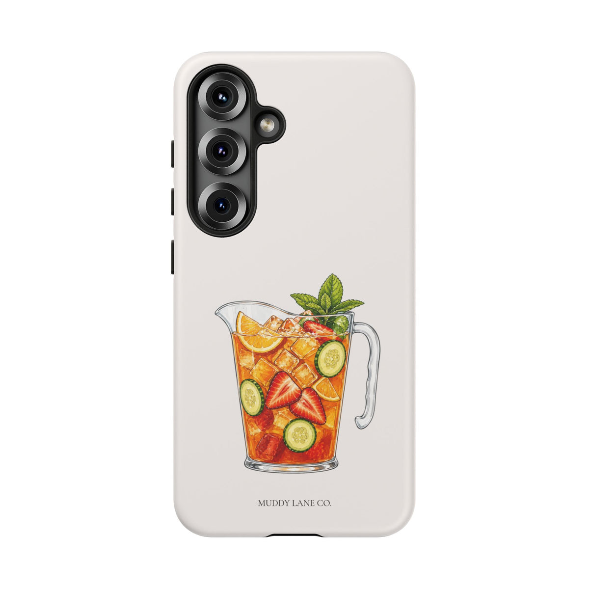 Summer Drink Jug Tough Phone Case in Warm Cream Matte