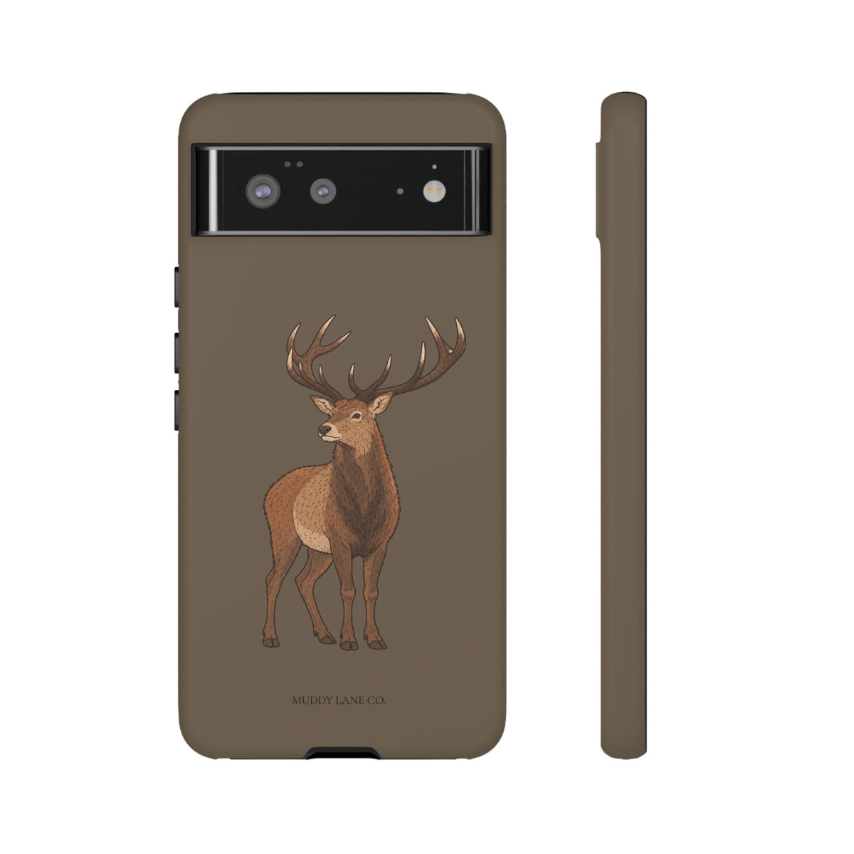 Stag Tough Phone Case in Taupe Brown Matte