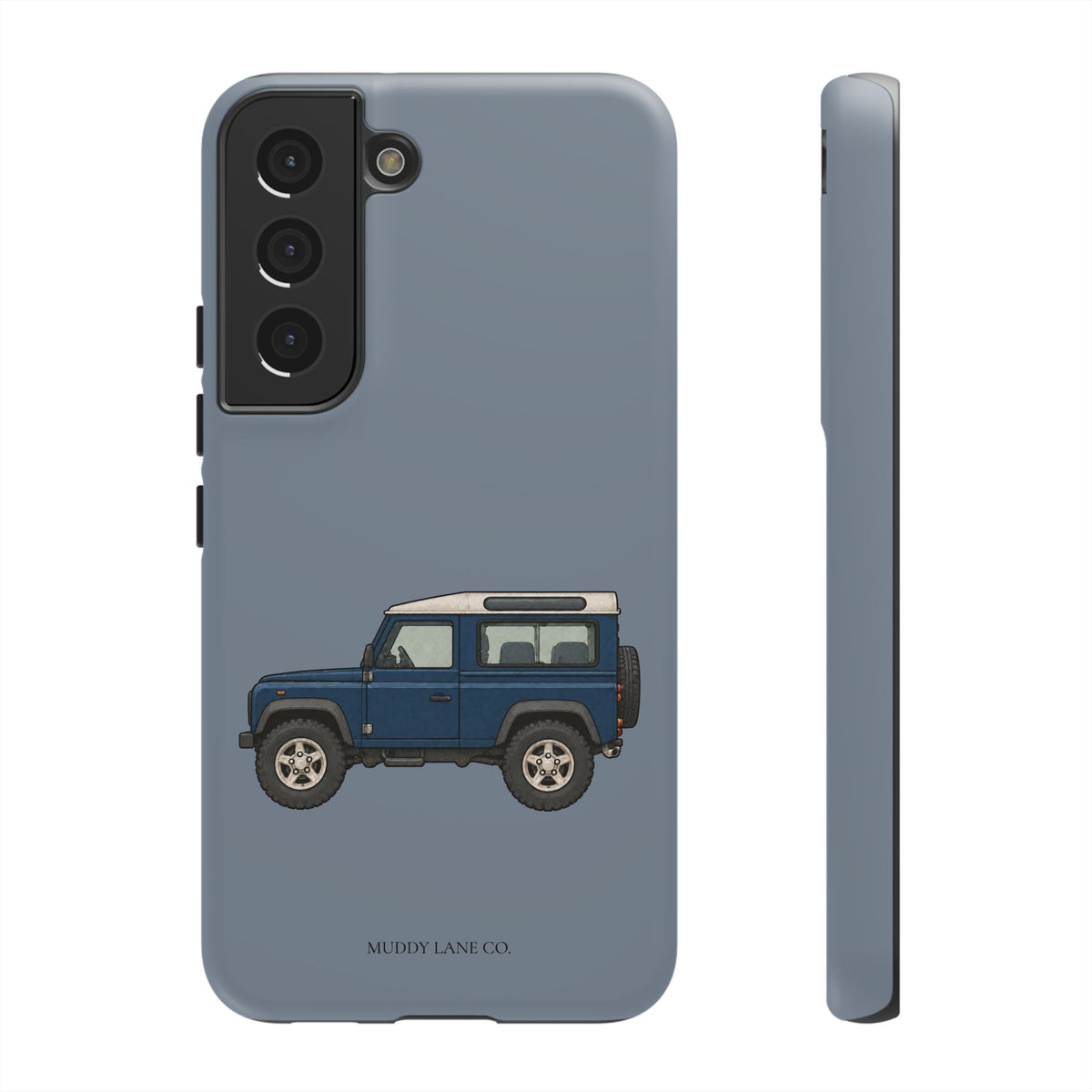 Blue Classic 4x4 Tough Phone Case in Smoke Blue Matte