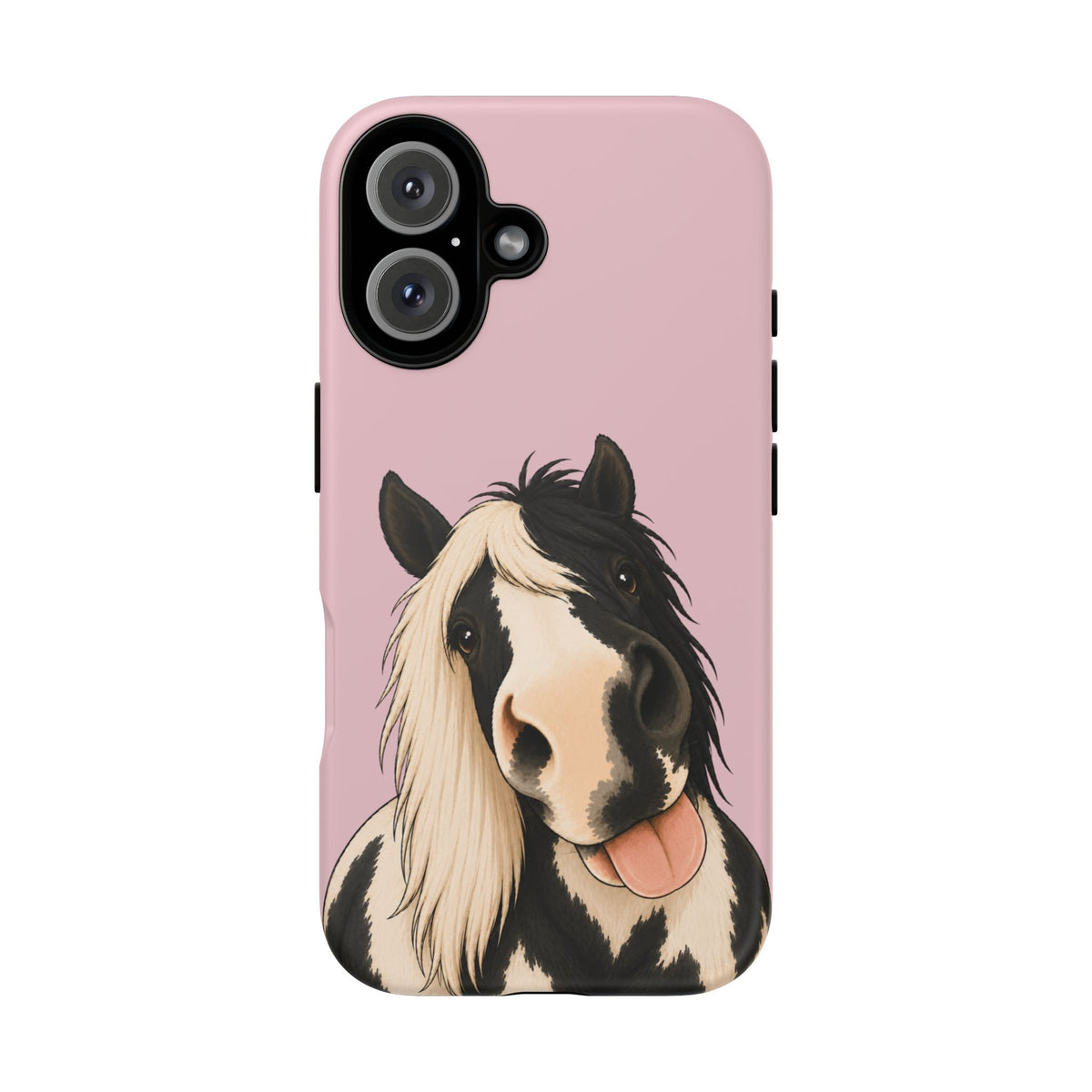 Cheeky Cob Tough Phone Case in Soft Rosette Pink Matte