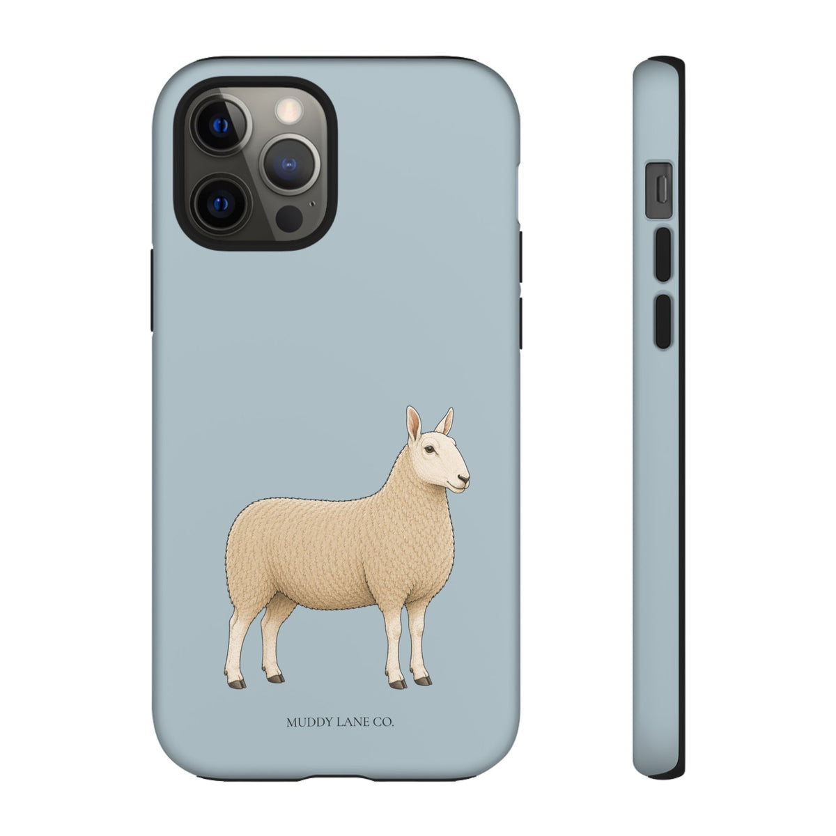 Border Leicester Tough Phone Case in Dusty Blue Matte