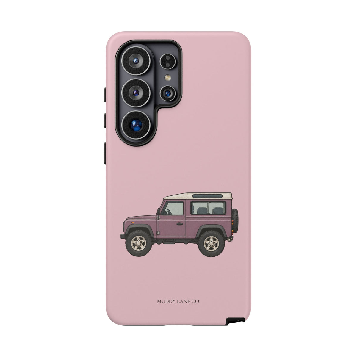 Pink Classic 4x4 Tough Phone Case in Soft Rosette Pink Matte